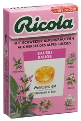 Ricola Salbei Kräuterbonbons ohne Zucker mit Stevia