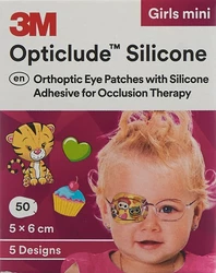 Opticlude Silicone Augenverband 5x6cm Mini Girls