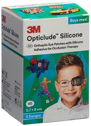 Opticlude Silicone Augenverband 5.7x8cm Maxi Boys