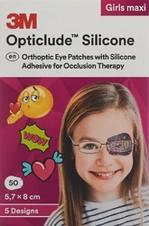 Opticlude Silicone Augenverband 5.7x8cm Maxi Girls