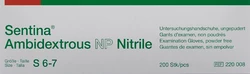 Sentina Ambidextrous Untersuchungshandschuhe S 6-7 Nitrile puderfrei
