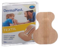 DermaPlast TEXTIL pansement du bout des doigts 5x6cm élastique