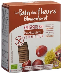 Le Pain des fleurs Knusprige Schnitten Kastanien Bio glutenfrei