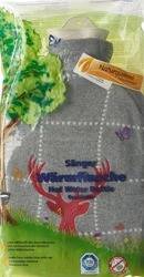Sänger Wärmflasche aus Naturkautschuk mit Strickbezug 2l Rentier