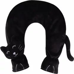 Sänger Nackenwärmflasche aus Naturkautschuk 1.4l Katze schwarz
