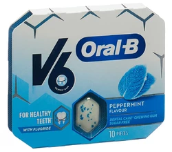 V6 OralB Kaugummi Peppermint