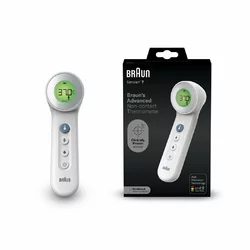 Braun Sensian 7 BNT400 Weiss Age Precision Stirn Thermometer