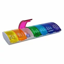 Anabox Medidispenser 1x7 bunt deutsch/französisch/italienisch im Blister