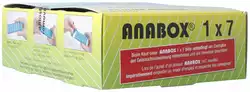 Anabox Medidispenser 1x7 türkis deutsch/französisch/italienisch Display 12 Stück