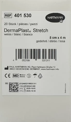 DermaPlast STRETCH elatische Gazebinde 8cmx4m weiss