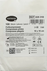 IVF Faltkompresse Typ 24 10x10cm 8 fach