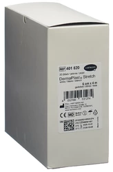 DermaPlast STRETCH elatische Gazebinde 6cmx4m weiss