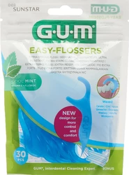 GUM Easy-Flossers Zahnseidesticks Cool Mint