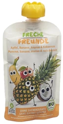 Freche Freunde compote pomme banane ananas & noix de coco