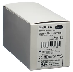 DermaPlast STRETCH elatische Gazebinde 2.5cmx4m weiss