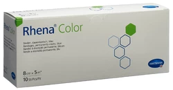 Rhena Color Elastische Binden 8cmx5m blau offen