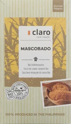 Claro Mascobado Vollrohrzucker Bio