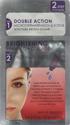 skin republic 2 Step Brightening Vitamin C 3ml + Collagen Face Mask Mask