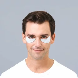 skin republic Men's Anti-Fatigue Charcoal Under Eye Patch Eye Pat