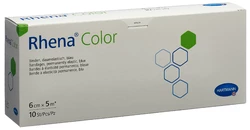 Rhena Color Elastische Binden 6cmx5m blau offen