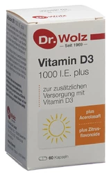 Dr. Wolz Vitamin D3 1000 I.E. plus Kapsel