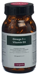 Biorganic Omega-3 + vitamine D3 caps allemand/italien