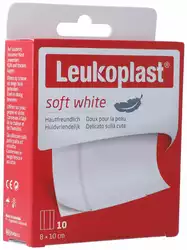 Leukoplast soft white 8x10cm
