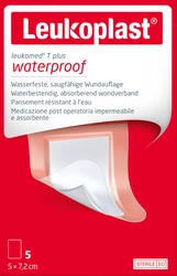 Leukoplast leukomed T+ 7.2x5cm steril