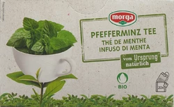 morga Pfefferminz Tee mit Hülle Bio Knospe