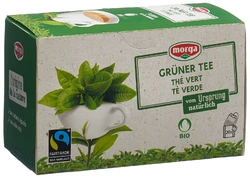 morga thé vert avec pelliante bio fairtrade bourgeon