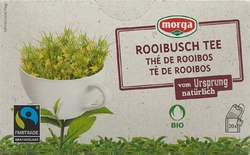 morga Rooibusch Tee mit Hülle Bio Fairtrade Knospe