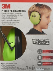 3M Peltor Kapselgehörschutz für Kinder 87-98 dB neon grün
