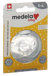 medela Baby Nuggi Soft Silicone 0-6 Transparent