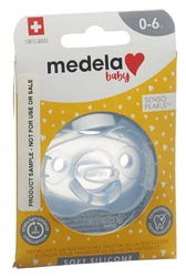 medela Baby Nuggi Soft Silicone 0-6 Blau