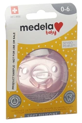 medela Baby Nuggi Soft Silicone 0-6 Rosa