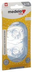 medela Baby Nuggi Soft Silicone 6-18 Blau