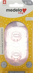 medela Baby Nuggi Soft Silicone 6-18 Rosa