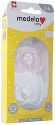 medela Baby Nuggi Soft Silicone 0-6 Rosa