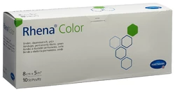 Rhena Color Elastische Binden 8cmx5m grün offen