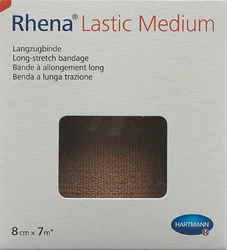 Rhena Lastic Medium 8cmx7m hautfarbig