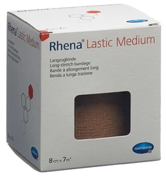 Rhena Lastic Medium 8cmx7m hautfarbig