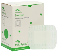 Mepore Wundverband 10x9cm Wundkissen 4.5x6cm