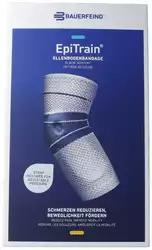 BAUERFEIND EpiTrain Aktivbandage Grösse 5 mit Gurt titan