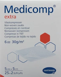 Medicomp Extra 6 fach S30 5x5cm steril