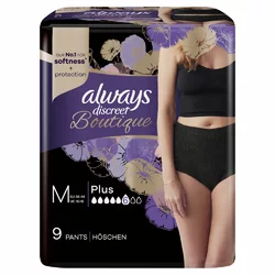 always discreet Boutique Inkontinenz Pants M schwarz