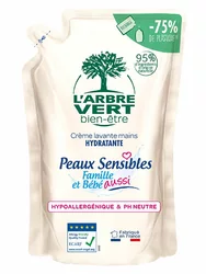 L'ARBRE VERT Handseife Sensitive Skin Refill Französisch