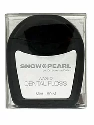 SNOW PEARL Zahnseide 50m gewachst Minze