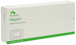 Mepore Wundverband 25x9cm Wundkissen 20x5cm