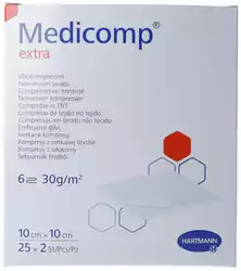 Medicomp Extra 6 fach S30 10x10cm steril