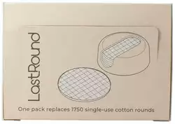 LastRound Display Wiederverwendbare Wattepads türkis 6 Stück